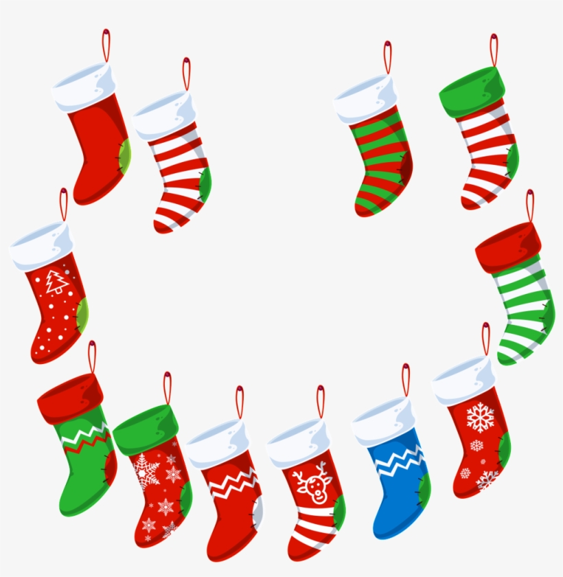 Covermason Lovely Christmas Socks Sofa Bedroom Decoration, transparent png #823397
