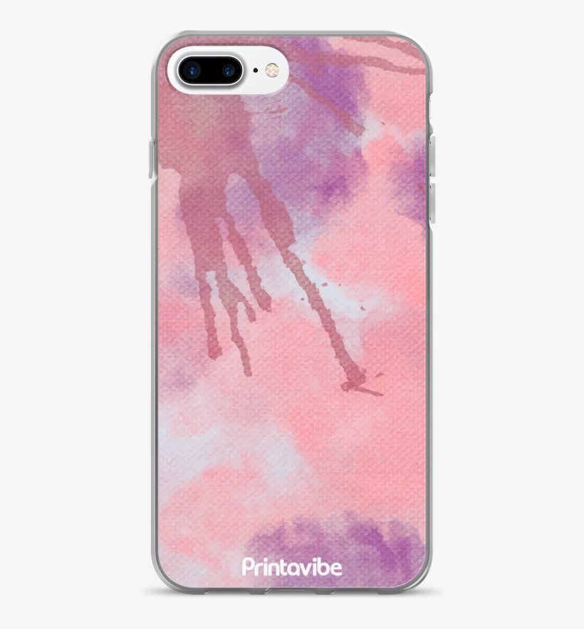 Pink Watercolour Iphone Case - Mobile Phone Case, transparent png #823504