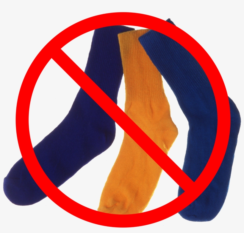 No Socks - No To Socks, transparent png #823523