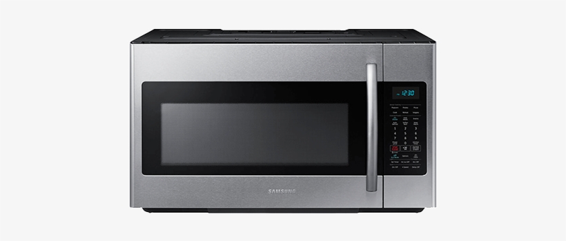 Samsung Me18h704sfs 1.8 Cu. Ft. Over-the-range Microwave, transparent png #823786