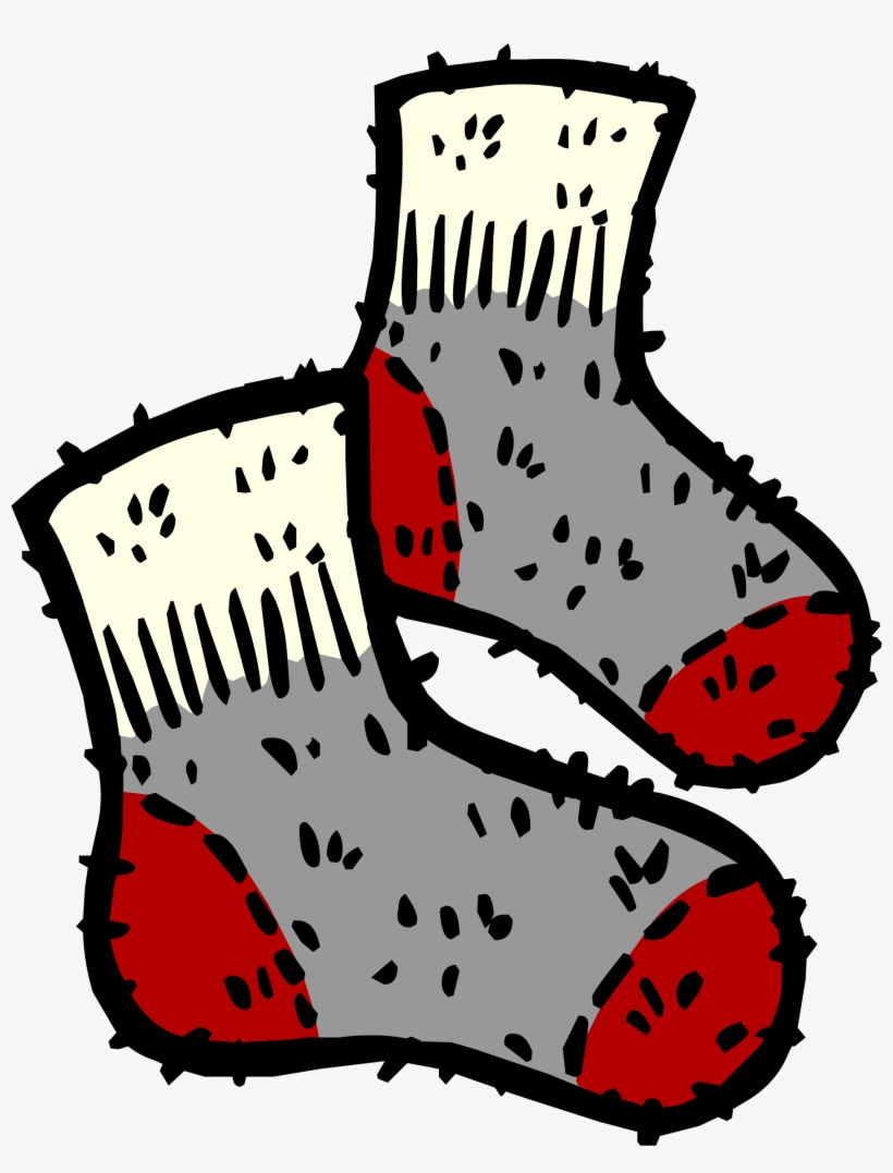 Wool Socks - Fuzzy Socks Clipart, transparent png #823807