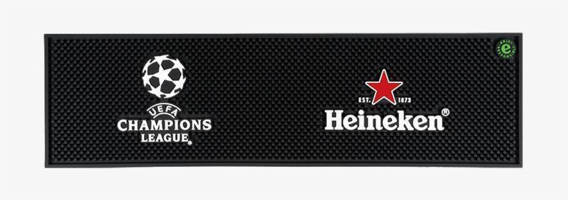 Heineken Uefa Champions League Beer Drip Mat - Label, transparent png #824617