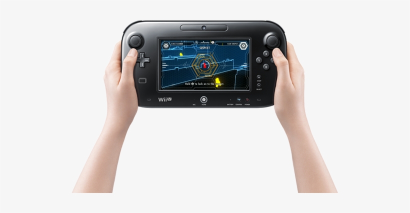 The Wii U Gamepad - Wii U Gamepad Hands, transparent png #825009