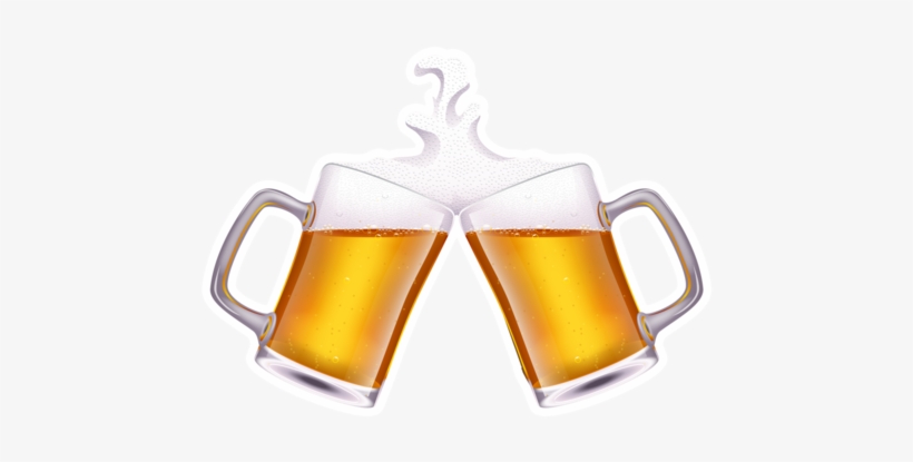 Two Beer Mugs - Two Beer Mugs: Blank 150 Page Lined Journal For Your, transparent png #825065