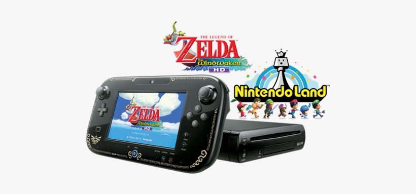 Nintendo's Online Store Has A Pretty Good Deal On The - Nintendo Wii U 32gb Legend Of Zelda System Black, transparent png #825351