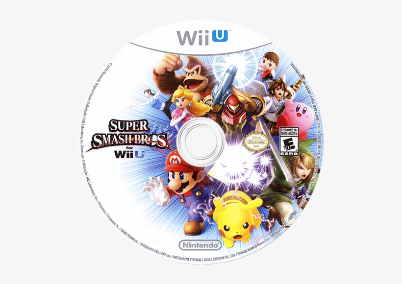 Super - Super Smash Bros Wii U Disc, transparent png #825424