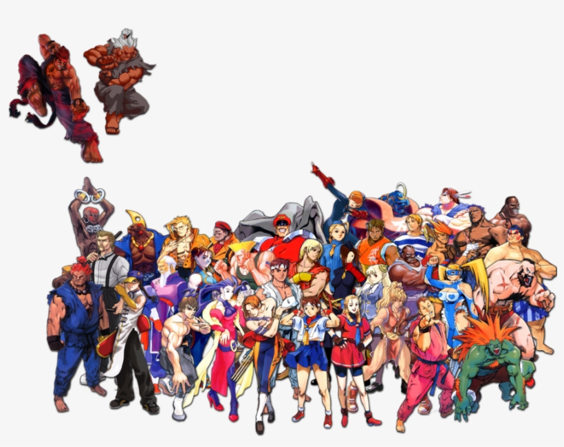 Street Fighter Characters Png - Street Fighter All Characters Png, transparent png #825597