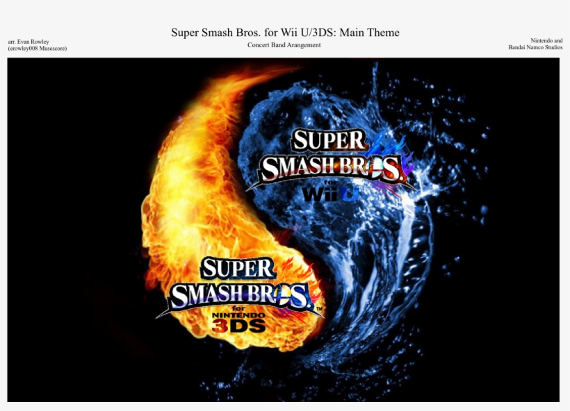 Super Smash Bros - Yin And Yang Water And Fire, transparent png #825683