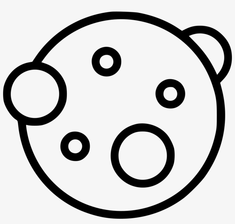 Atom Svg Black And White - Bacteria, transparent png #825845