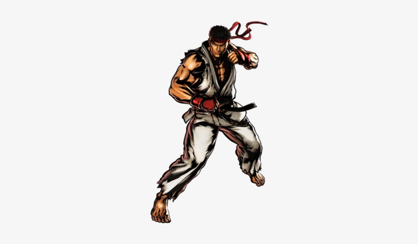 Street Fighter Front - Ultimate Marvel Vs Capcom 3 Characters Png, transparent png #825889