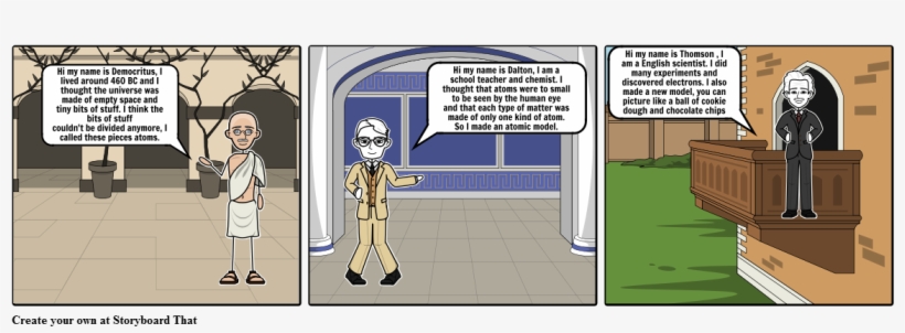 The History Of Atoms - Cartoon, transparent png #825896