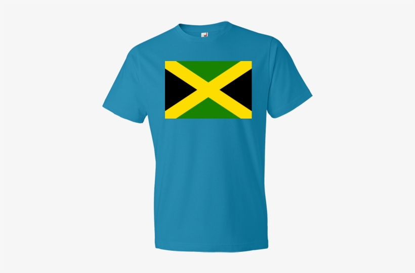 Design Features The Flag Of Jamaica, Or Jamaican Flag - Funny Hunting Shirt Deer Vitamins, transparent png #826190