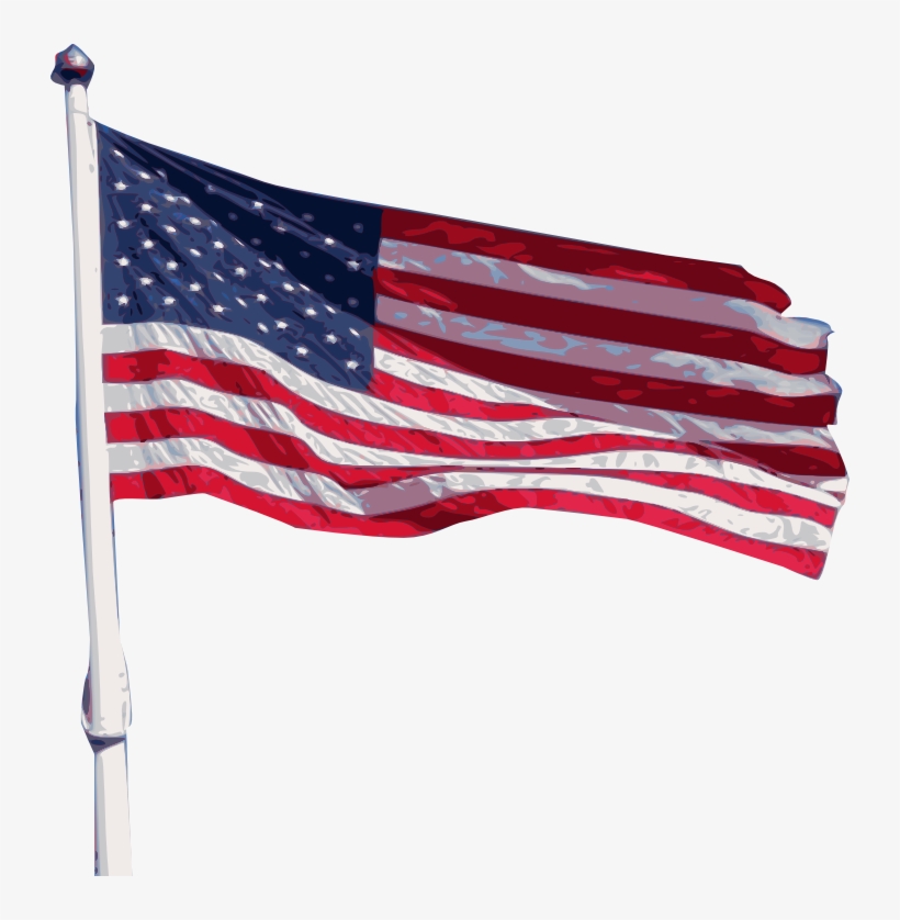 The Gallery For > Usa Flag Pole Png Us Flag Pole Png - Portable Network Graphics, transparent png #826529