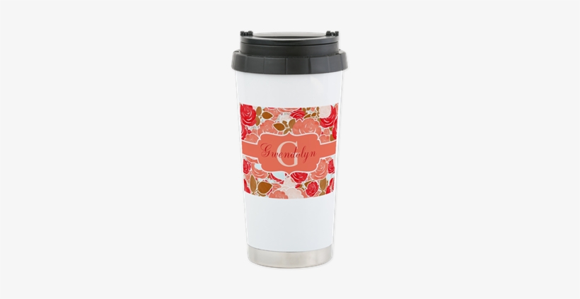 So Chic Trendy Monogram Gifts And More - Zazzle Chic Gold & Peach Watercolor Rose Floral, transparent png #826571