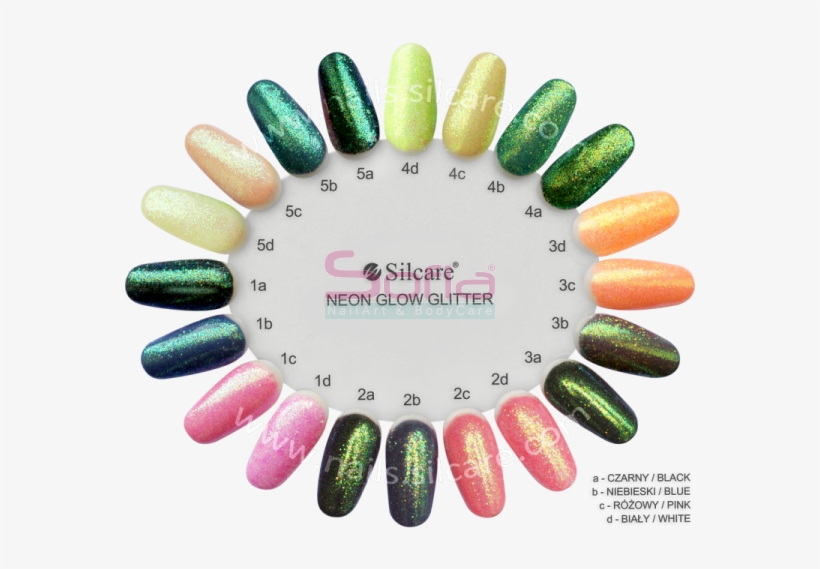 Sofianail Produttore Di Prodotti Professionali Per - Silcare Neon Glow Glitter, transparent png #826904