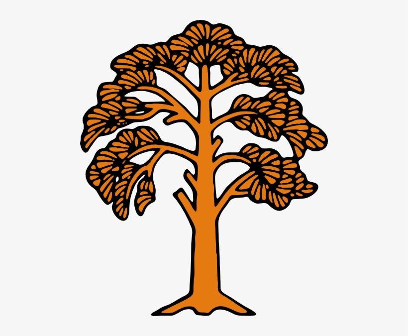 Cartoon Fall Tree - Tree Clip Art, transparent png #827355