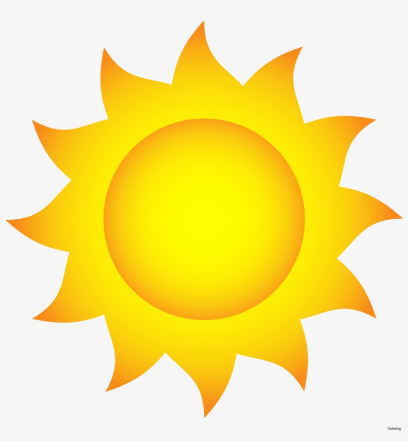 Sun Clip Art With Transparent Glow Effect Shine Weather - Sun With Black Background, transparent png #827381