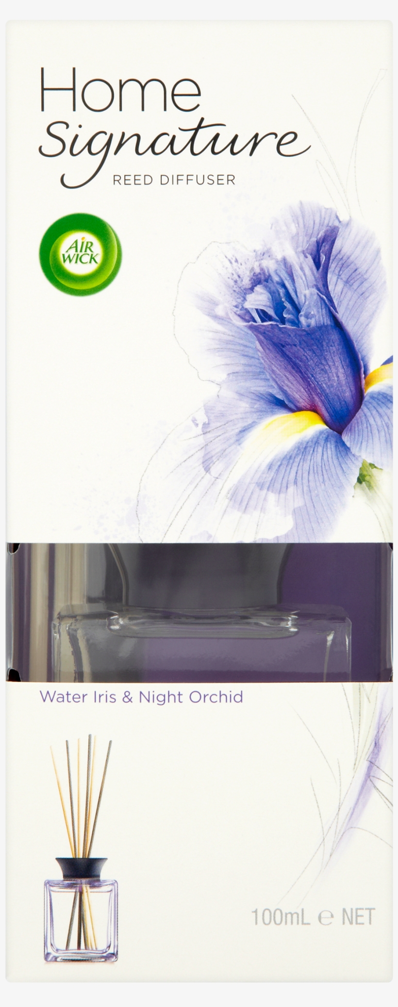 Air Wick Home Signature Reed Diffuser Water Iris & - Air Wick Home Signature Flower Diffuser Water Iris, transparent png #827747