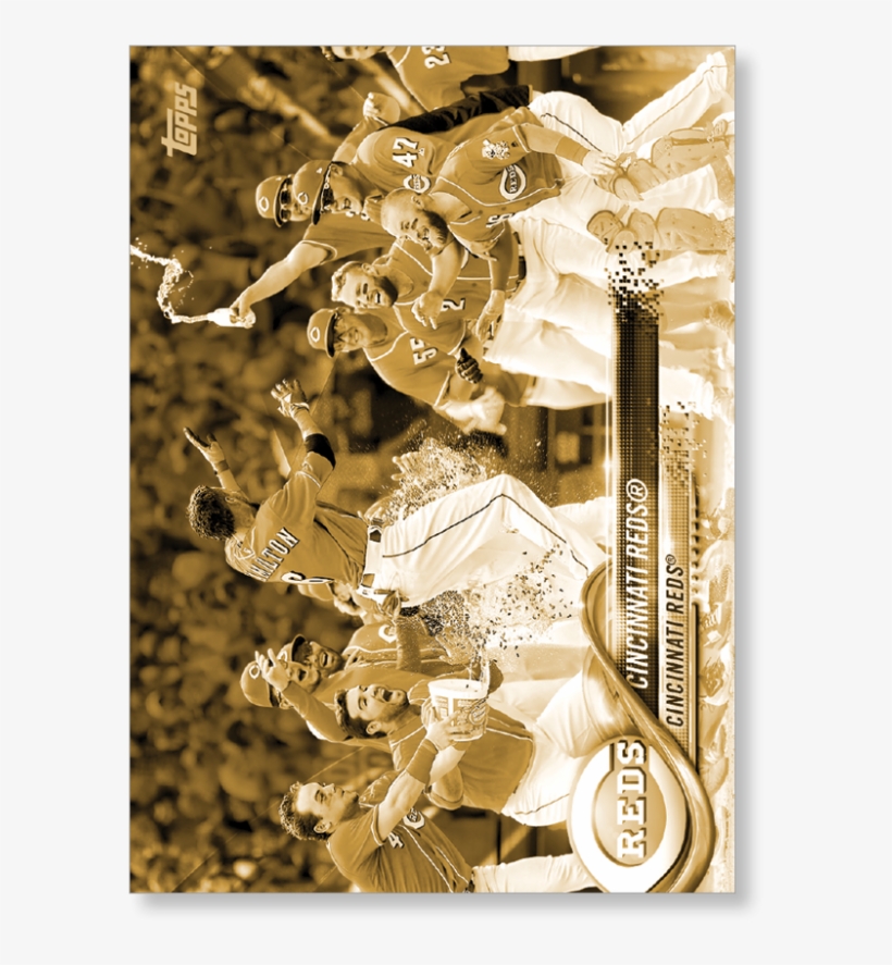2018 Topps Baseball Series 2 Cincinnati - Motif, transparent png #828050