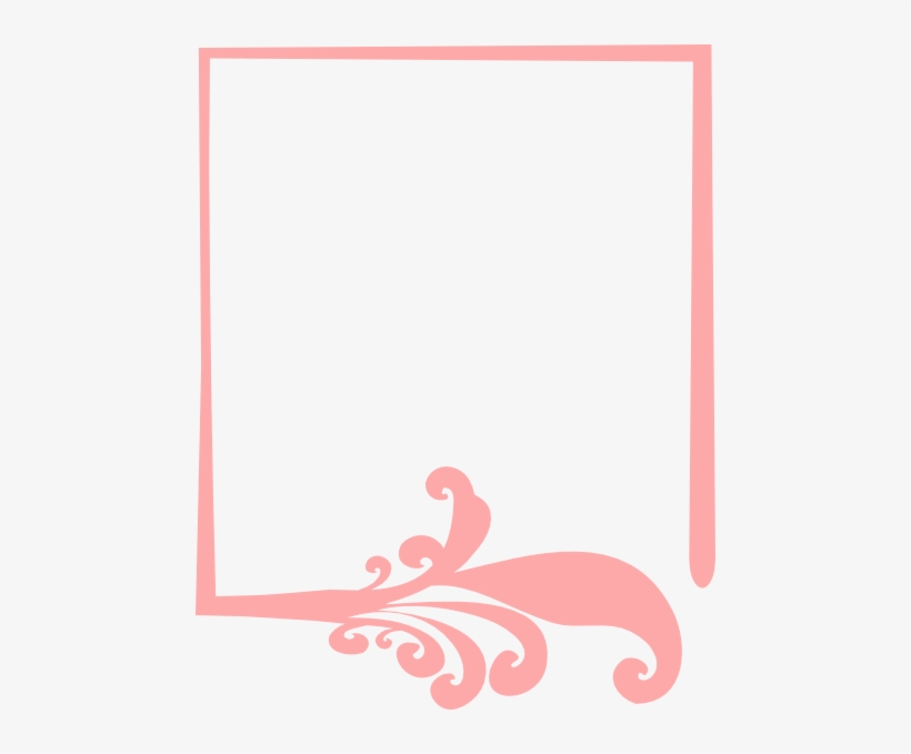 Pink Artistic Frame Clip Art - Pink Vector Png Frame, transparent png #828201
