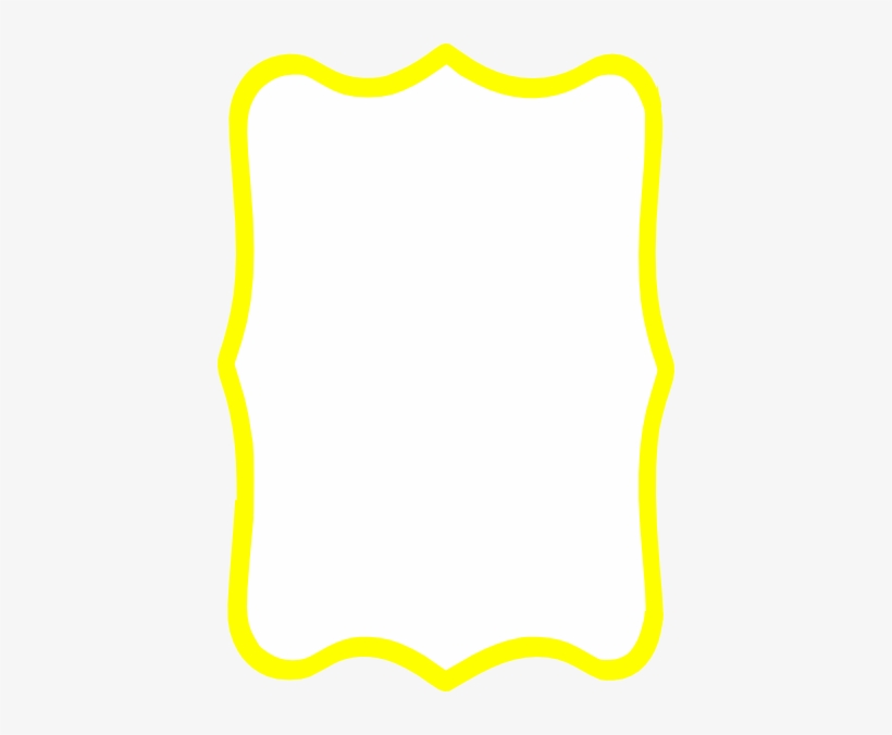 Yellow Frame Clipart - Yellow Frame Clipart Png, transparent png #828355