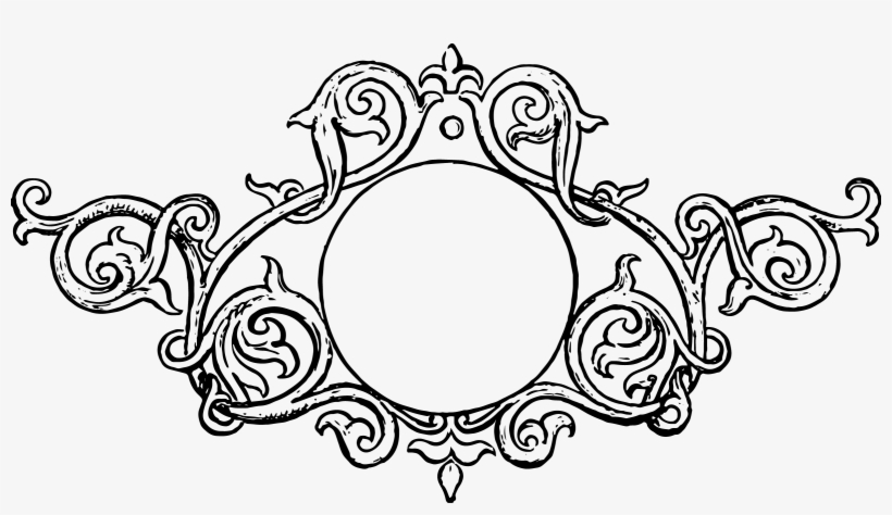 Free Stock Vector Ornate Vintage Frame With Clip Art - Vintage Vector Frame Png, transparent png #828455