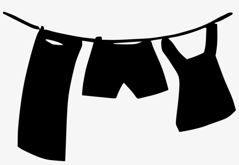 Download Png - Washing Line Clipart, transparent png #828617