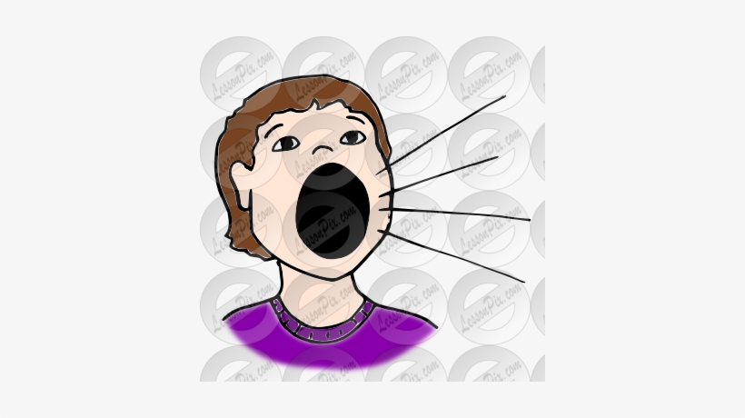 Nice Clip Art Yelling Yell Picture For Classroom Therapy - Clip Art, transparent png #829015