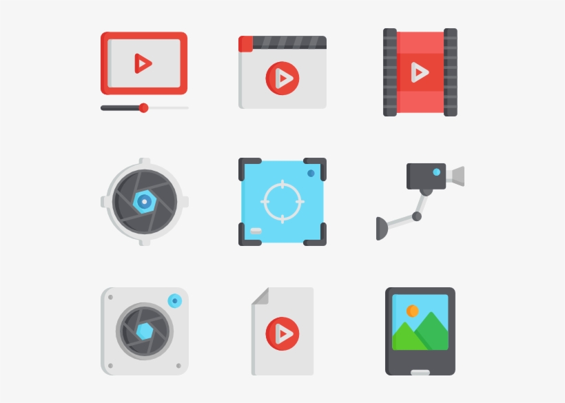 Video & Camera 50 Icons - Video Camera, transparent png #829159