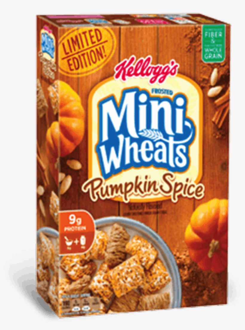 Pumpkin Spice Frosted Mini Wheats, transparent png #8200130