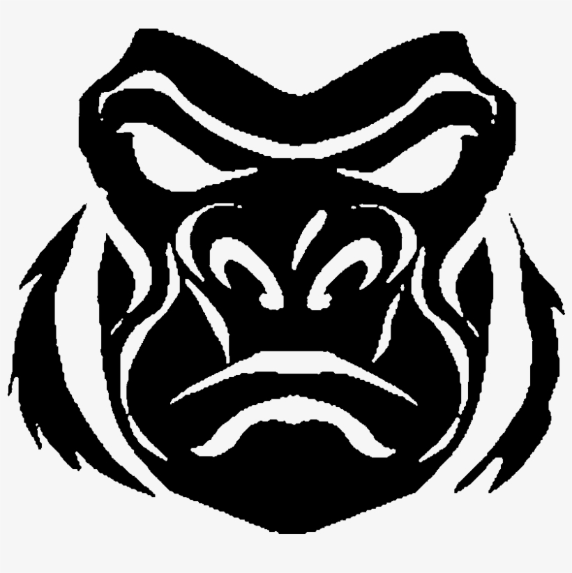 Gorilla Clipart Silverback - Gorilla Emblem Black Ops, transparent png #8201476