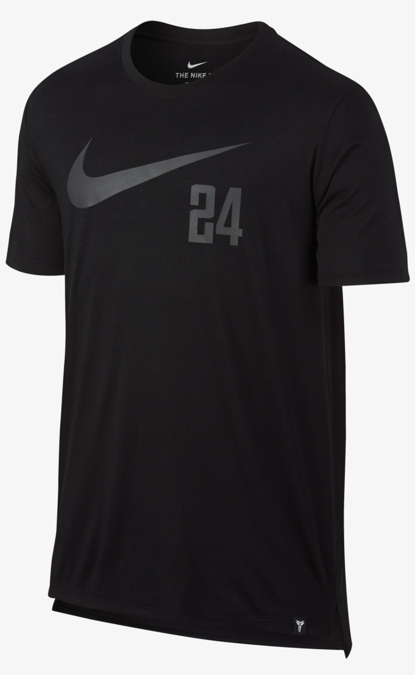 Nike Dry Kobe Swoosh 24 Tee - Active Shirt, transparent png #8201519