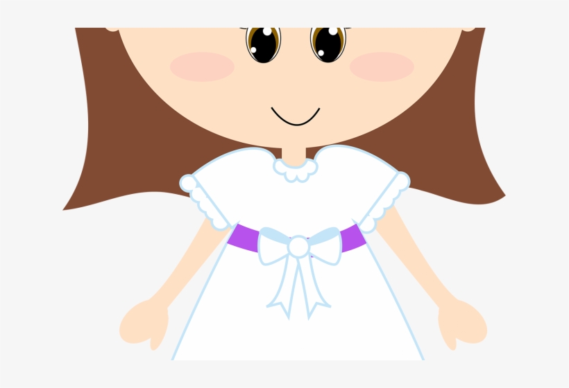 Doll Clipart First Communion - Cartoon, transparent png #8201607