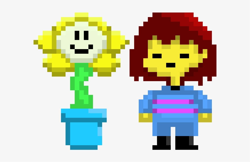 Undertale Frisk And Flowey - Gave The Pope Undertale Game Theory, transparent png #8201751