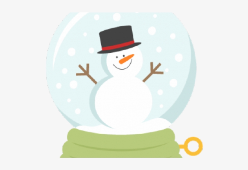 Winter Snow Clipart Snow Globe - Snowman, transparent png #8201787
