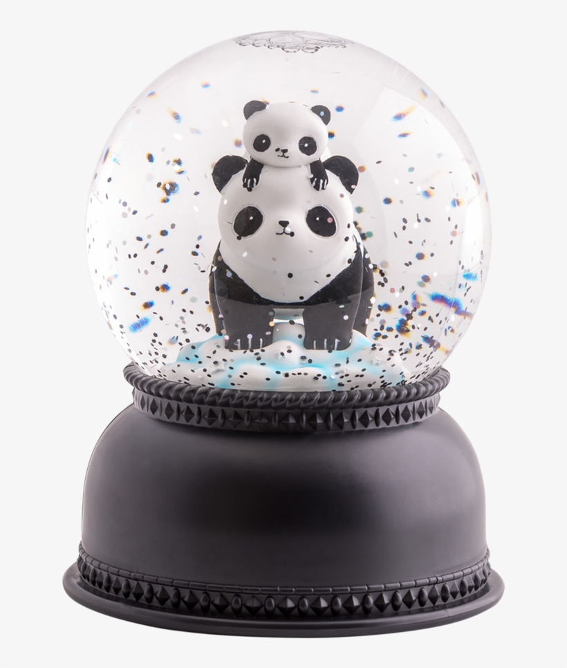 Panda Snowglobe Light - Snow Globe, transparent png #8201904