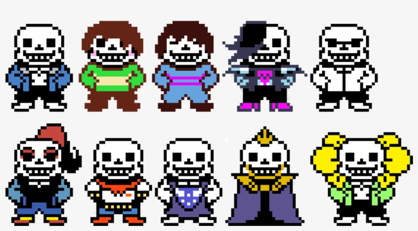 Este Mundo Me Da Gracia Todos Los Personajes Dijamos - Universos Alternos De Undertale, transparent png #8202026