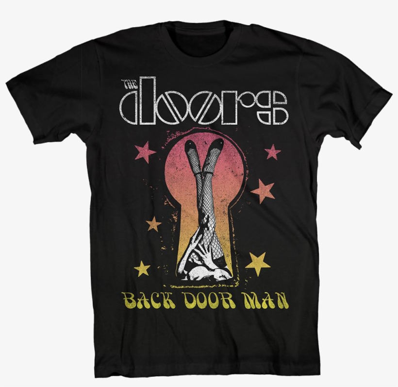 The Doors Back Door Man Graphic T-shirt The Doors Official - Doors The Doors, transparent png #8202067