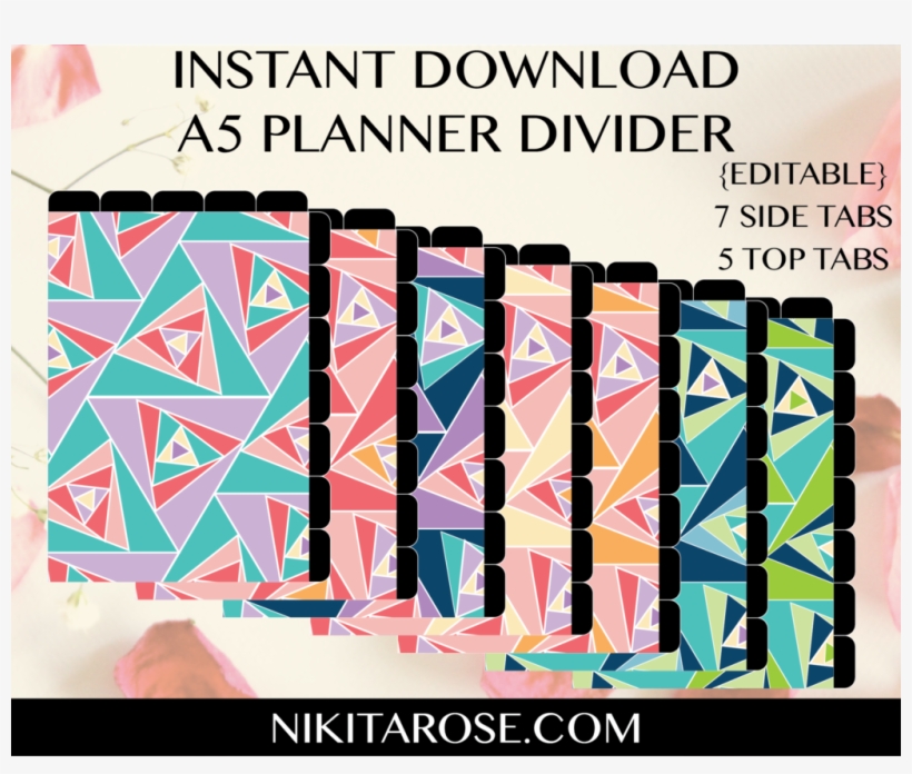 A5 Dividers - Graphic Design, transparent png #8203272