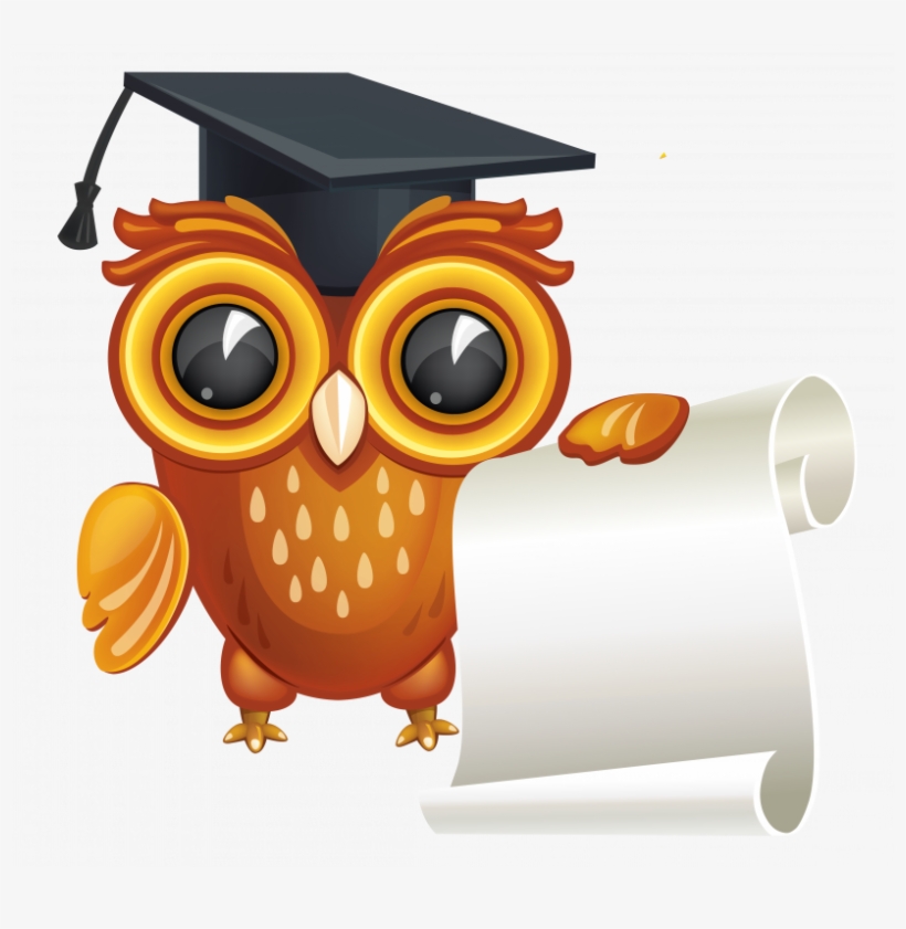 Graduation Owl Clipart Png, transparent png #8203663