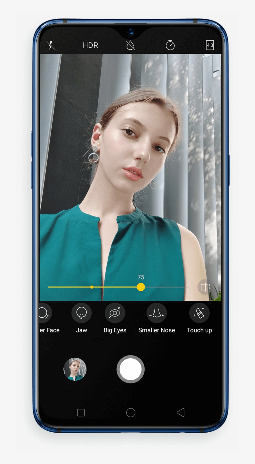 25mp Front Camera - Oppo R17 Camera, transparent png #8203744