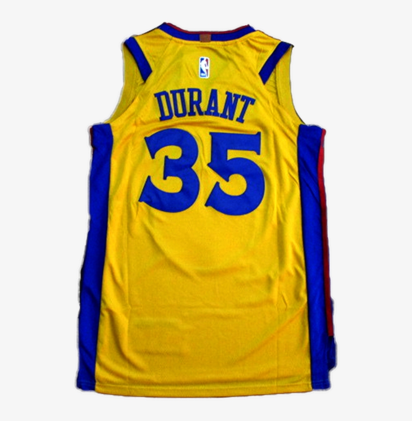 Camisa Golden State Warriors Kevin Durant - Framed Kevin Durant Jersey, transparent png #8204415