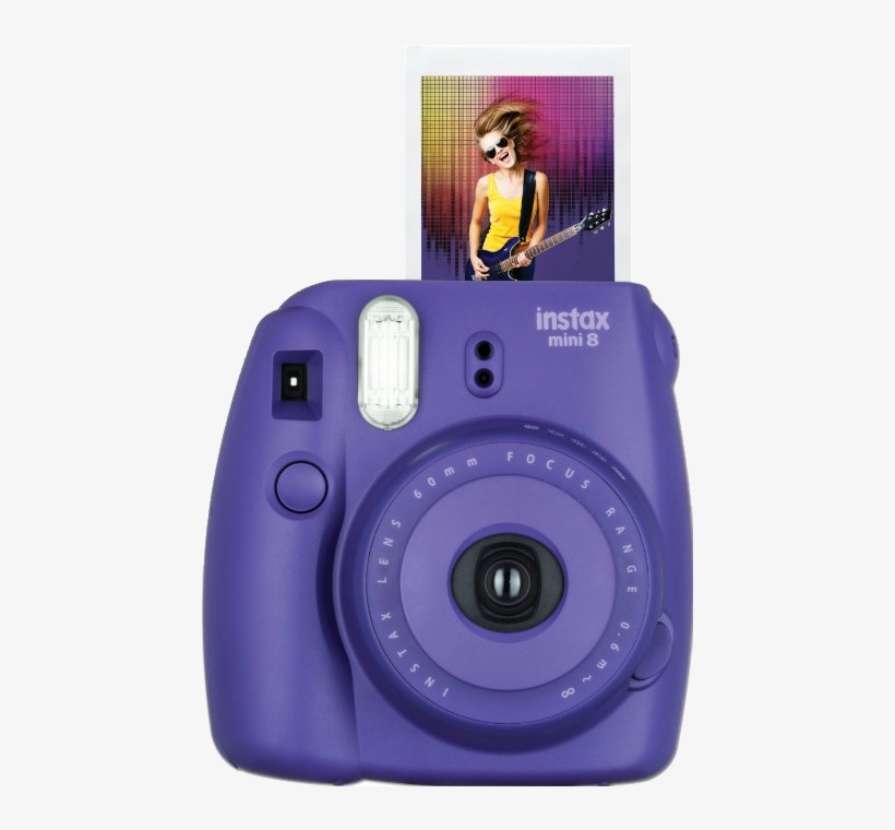 Fujifilm Instax Mini 8 Instant Film - New Polaroid Camera 2017, transparent png #8204764
