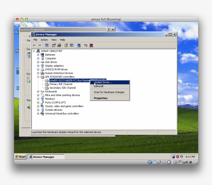 Install Windows Xp Onto Usb - Device Manager, transparent png #8204765