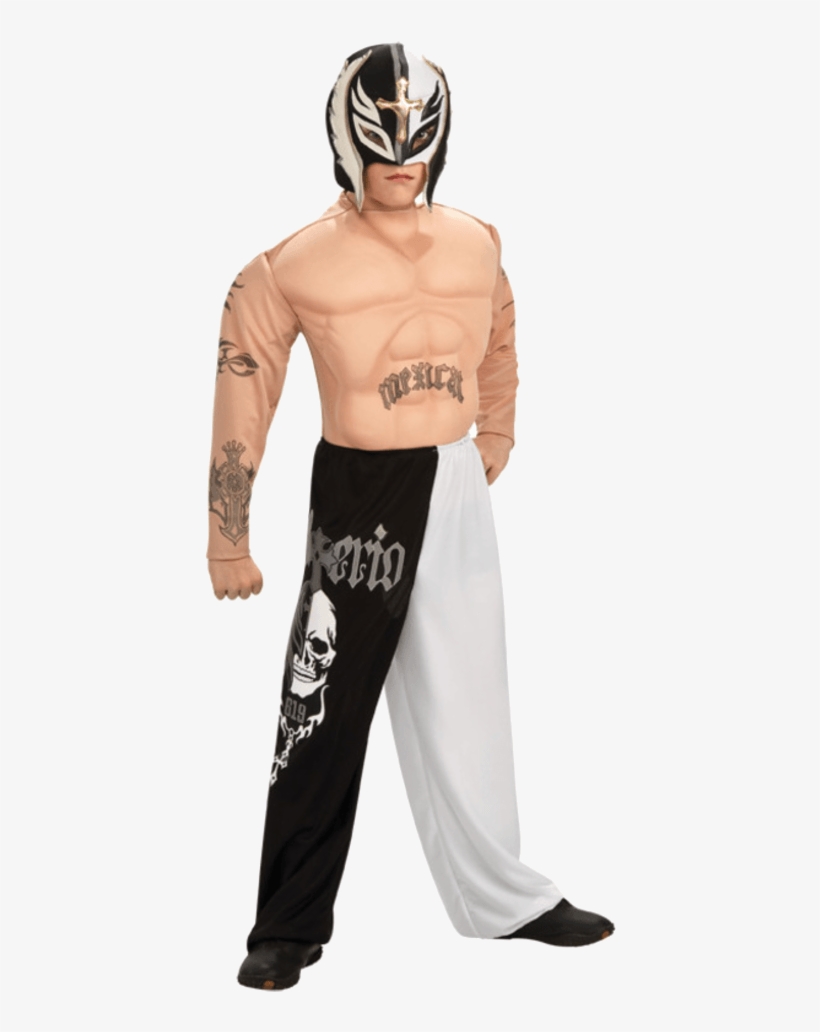 Child Deluxe Rey Mysterio - Rey Mysterio Costume, transparent png #8205014