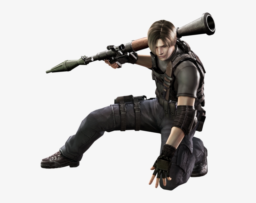 Kennedy Is A Boss - Resident Evil 4 Leon, transparent png #8205016