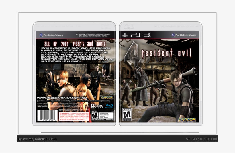 Resident Evil 4 Box Art Cover - Ps3, transparent png #8205792