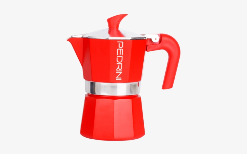 Pedrini Italian Hand Coffee Pot Boil Home Small Moka - Pedrini, transparent png #8206504