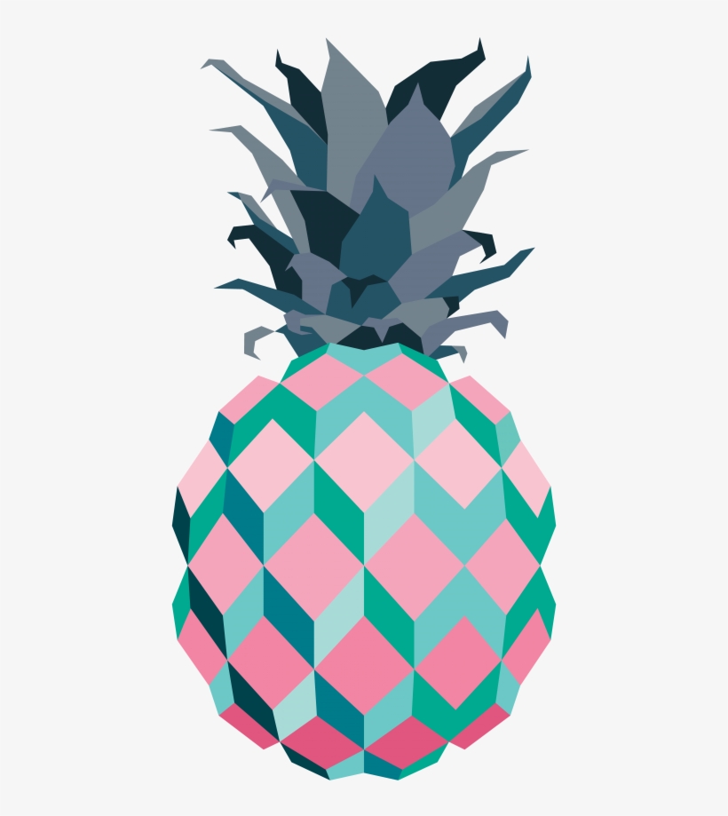 Picture Design Transparent Pineapple - Pineapple Graphic Design, transparent png #8207444