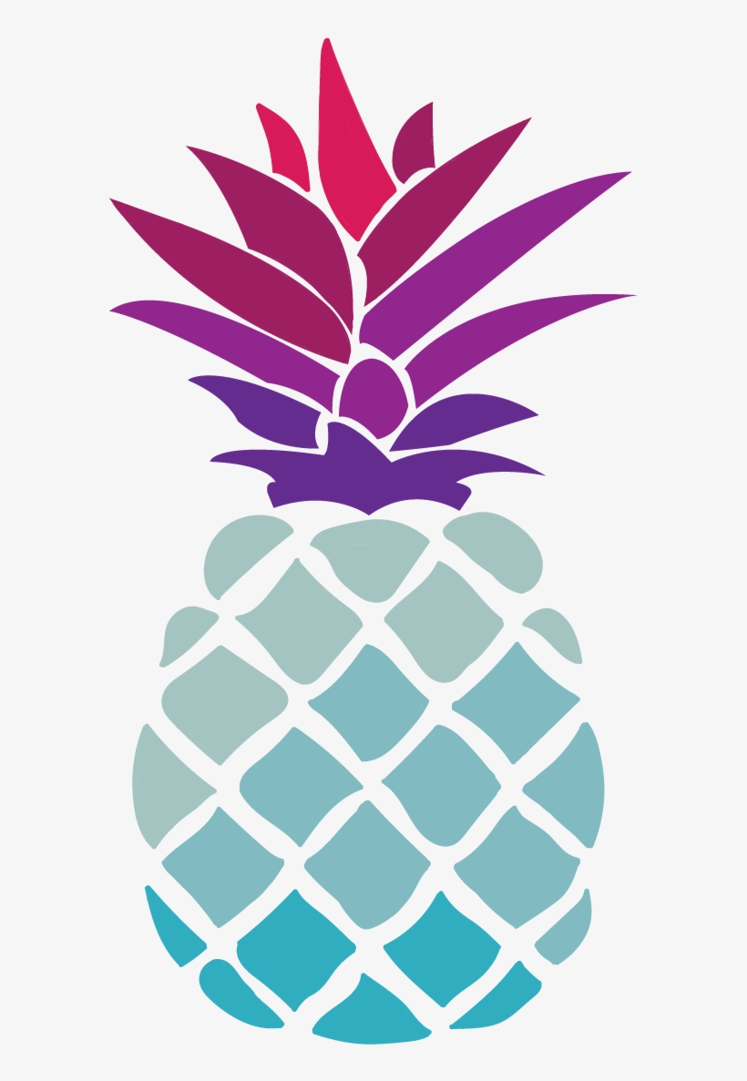 Collection Of Free Transparent Download On Ubisafe - Pineapple Decals, transparent png #8207493